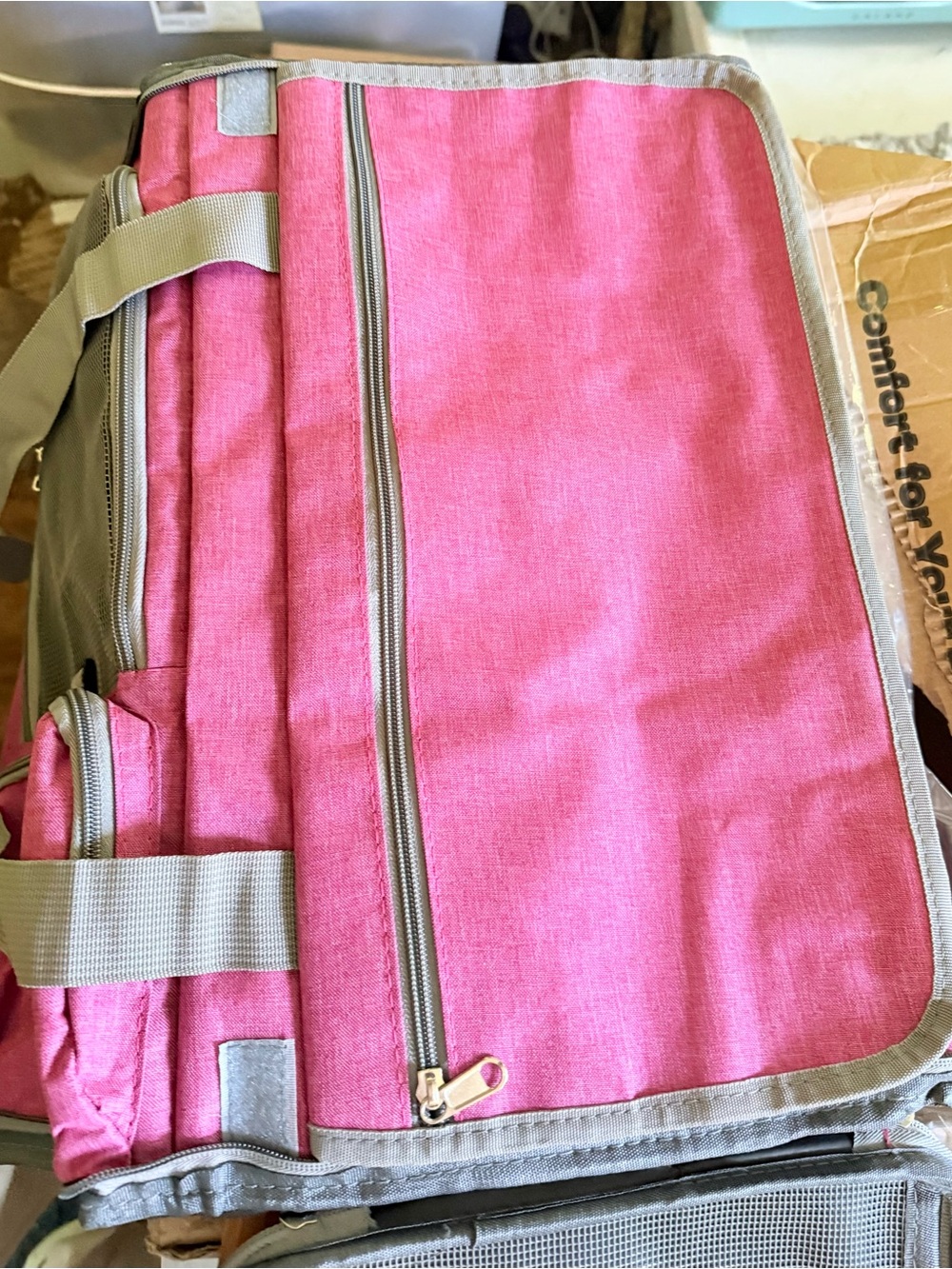 💕 NIB Pink Soft-Sided Cat or Small Dog Pet Carrier with Mesh Panels - Picture 13 of 16